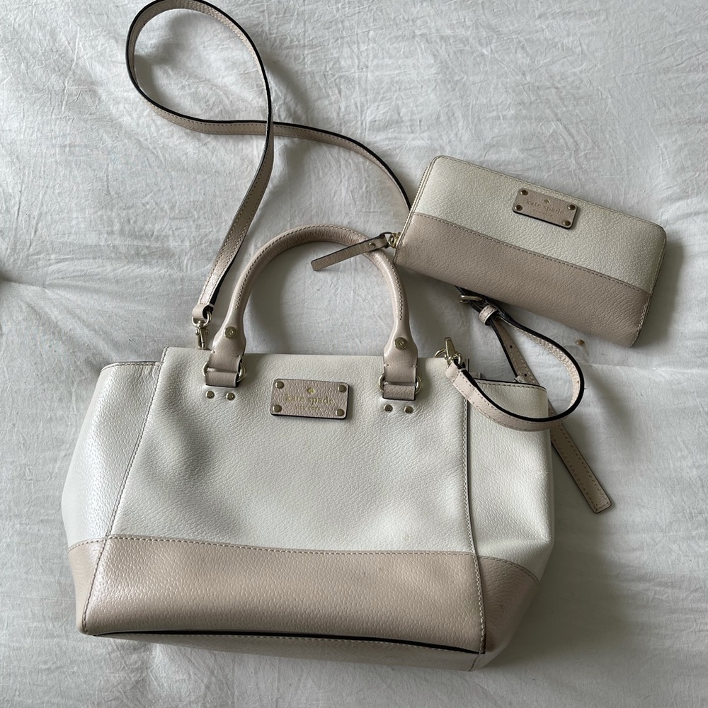 Kate Spade Shoulder Bag with Matching Wallet